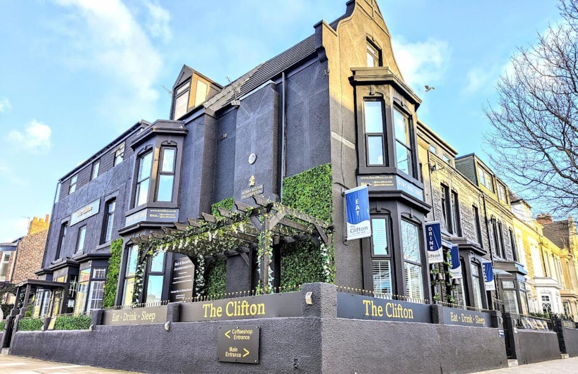 サウス・シールズ The Clifton Bed & Breakfast エクステリア 写真