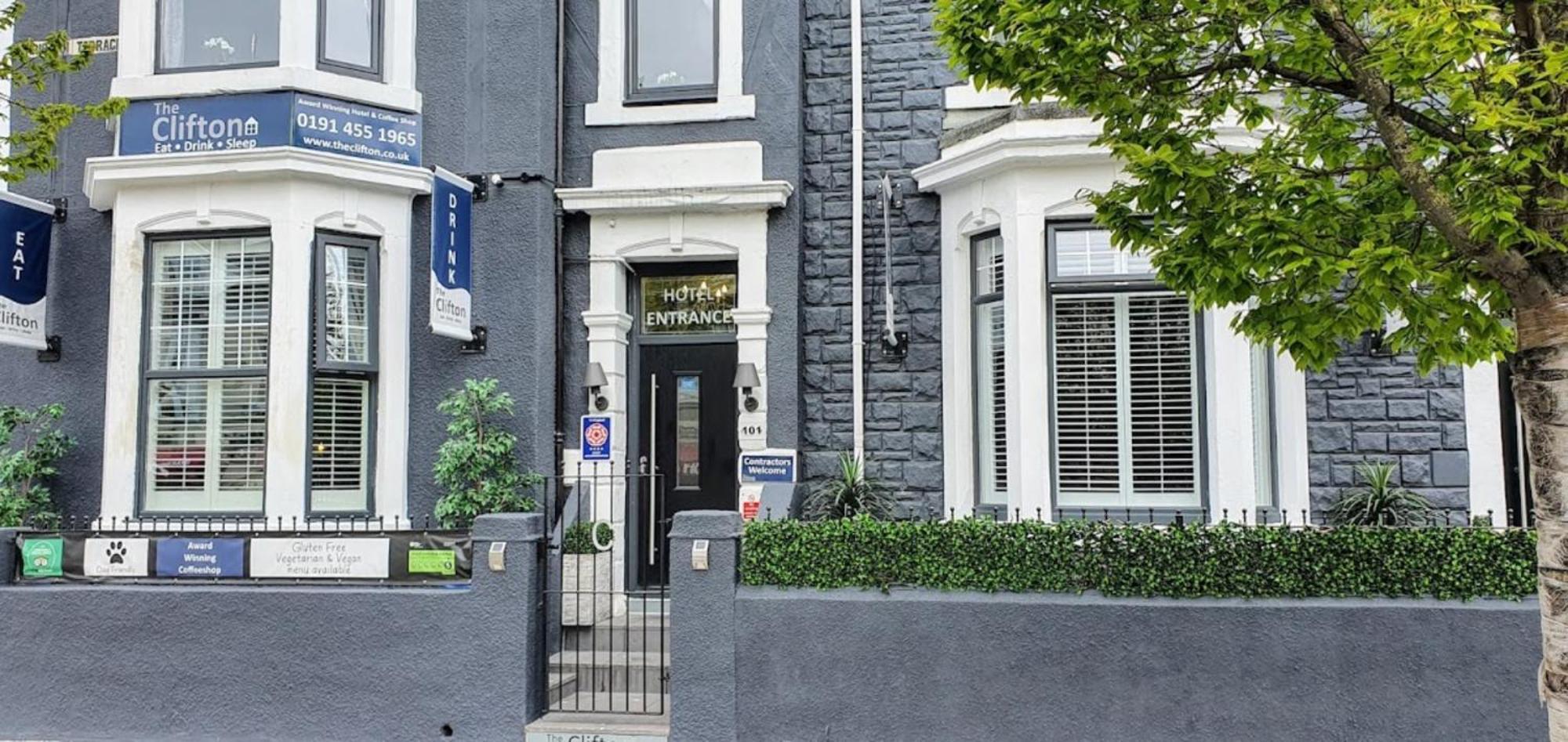 サウス・シールズ The Clifton Bed & Breakfast エクステリア 写真