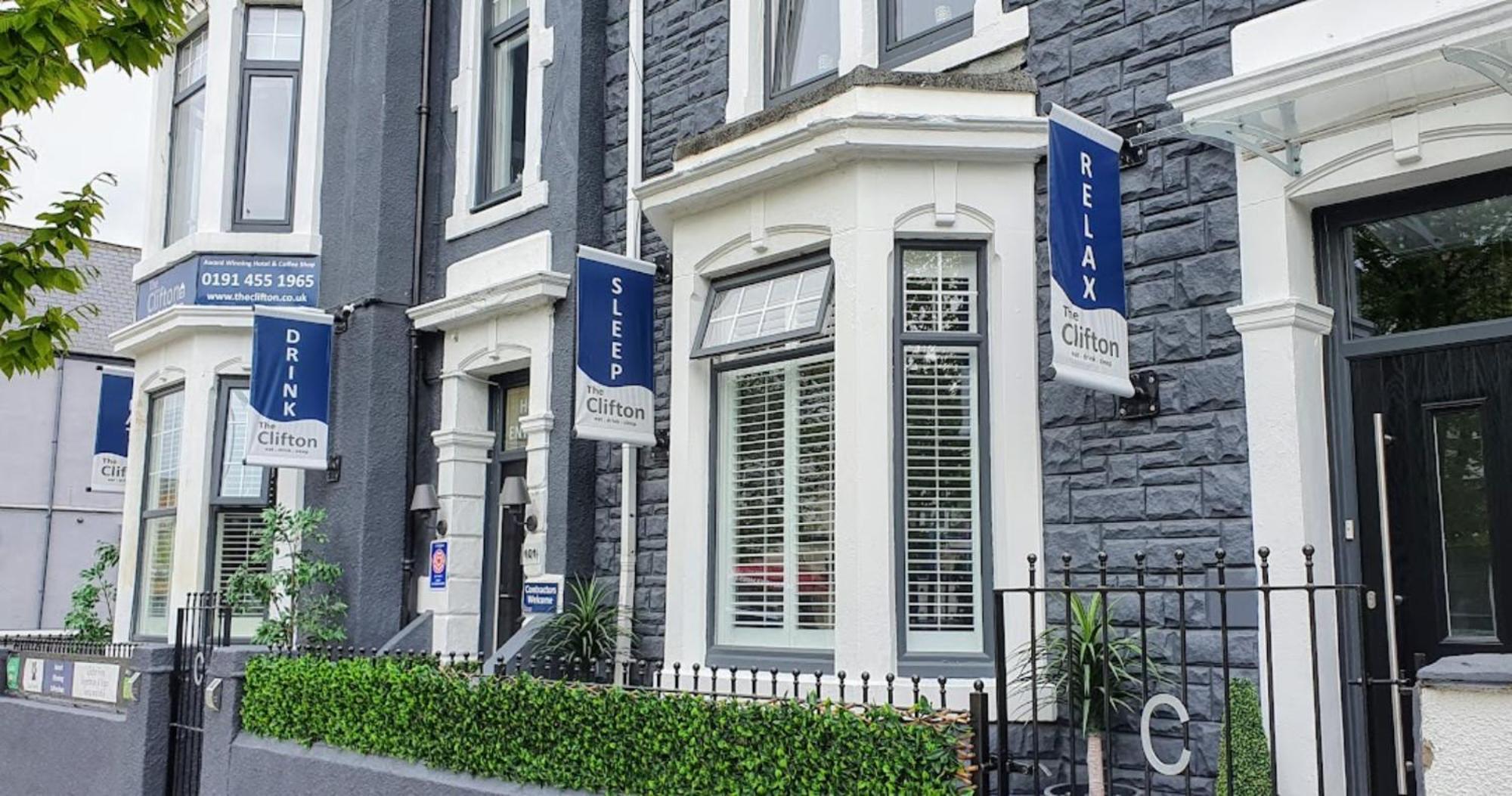 サウス・シールズ The Clifton Bed & Breakfast エクステリア 写真